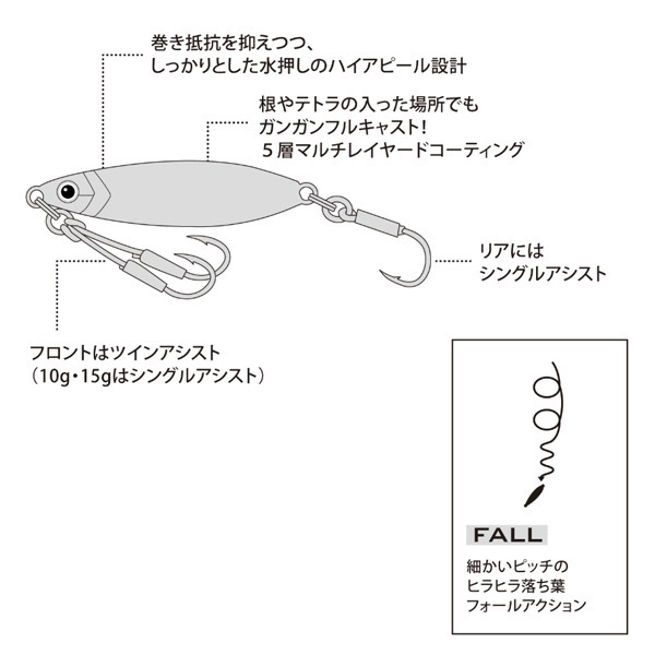 ジグパラ スロー 40g